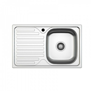 Chiuveta pentru blat, Inox anticalcar, Cuva dreapta 48x78 cm