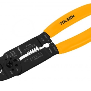 Cleste pentru dezizolare si sertizare cabluri 215 mm, Industrial, Tolsen