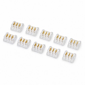 Conector pentru Imbinare Banda LED SMD 8mm 3 Pini Strip to Strip Set 10 Buc