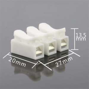Conector rapid CH-303 alb, 100buc/Set - Img 2