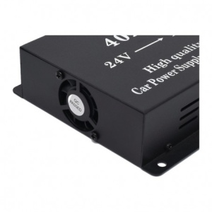 Convertor Auto de Tensiune 24V la 12V, 40A, DC-DC, cu Ventilator - Img 4
