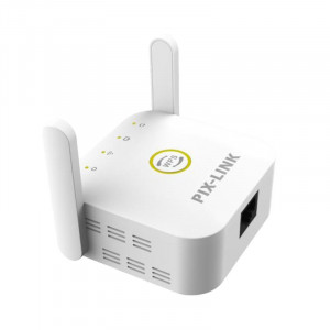 Extender wireless N cu doua antene, 300mbps, PIX-LINK WPS
