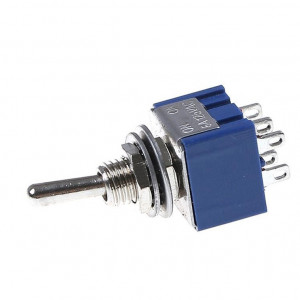 Intrerupator mini basculant, ON-OFF-ON, MTS-203