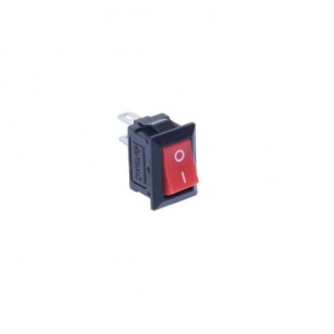 Intrerupator Mini IRS 220V Rosu, 15x10mm - Img 3