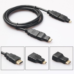Kit Cablu HDMI + Mini +Micro /1,5m - Img 2