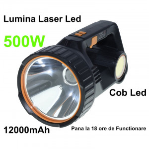 Lanterna TD-3600 cu led 500W + COB