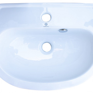 Lavoar ceramic ERMETIQ REGULAR cu preaplin 460x345x170