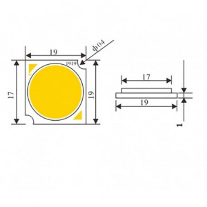 Led COB 19 mm 40W - Img 4
