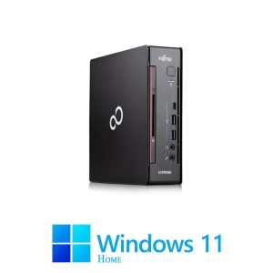 Mini PC Fujitsu ESPRIMO Q958, Quad Core i3-9100T, 8GB, 256GB SSD, Win 11 Home