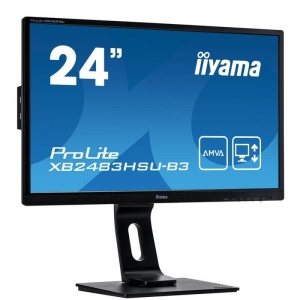 Monitoare LED SH Iiyama ProLite XB2483HSU-B3, 24 inci Full HD, Panel AMVA, Grad B