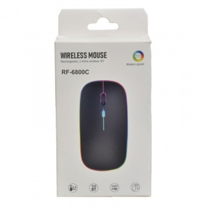 Mouse Optic RGB - Dual Mode Wireless 2,4Ghz & Bluetoth 5.0 / RF-6800C