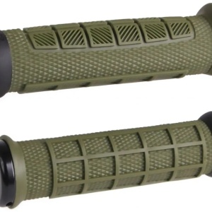 ODI Elite Pro Lock-on, se muleaza perfect in palme, cu diferite tipuri de riduri, design ergonomic, kaki