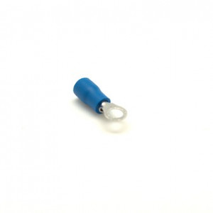 Papuci electrici izolati albastru tip inel Ø 4mm, 100 buc/set - Img 2