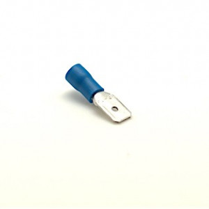 Papuci electrici izolati tata albastru 6,3mm 100b/Punga