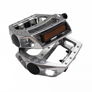 Pedale drepte aluminiu filet 9/16 - 14mm: negru sau gri - Img 3