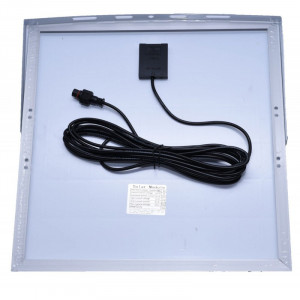 Proiector cu panou solar, senzor de lumina si telecomanda 100W - Img 3