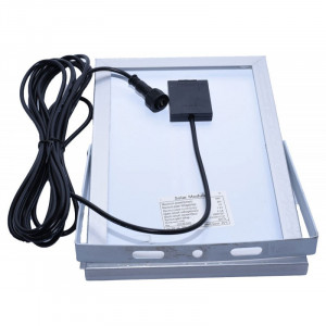 Proiector cu panou solar, senzor de lumina si telecomanda 25W - Img 6
