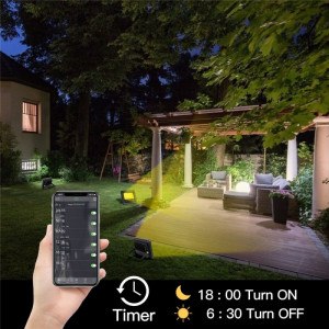 Proiector led smart cu bluetooth RGBCW 40W - Img 6