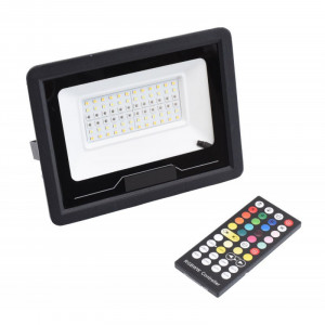 Proiector smart RGBCW 60W cu Bluetooth si telecomanda IR - Img 6