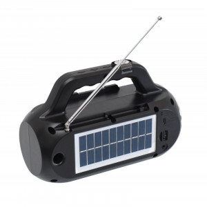 Radio FM cu lanterna si panou solar EP-516 - Img 2