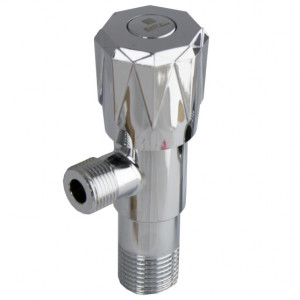 Robinet coltar inox design diamant 1/2"*3/8"