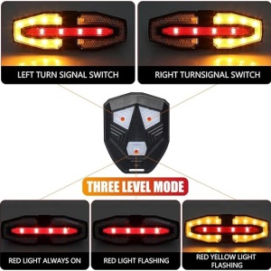 Set far si stop led pentru bicicleta cu incarcare USB - Img 3