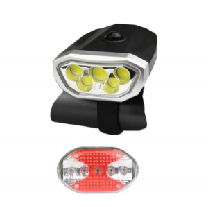 Set lampi fata-spate pentru bicicleta,baterie AAA