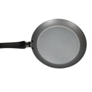 Tigaie aluminiu Floria ZLN2009 pentru clatite, Diametru 24 cm, 2 straturi Non-Stick, Maner din bachelita, Compatibil masina de spalat vase