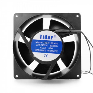 Ventilator Patrat/Rotund 220V-150x150x50mm - Img 1