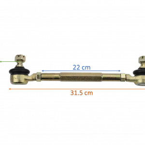 Bieleta directie cu capete de bara ATV 110cc 250cc - 220mm, M12 - Img 3
