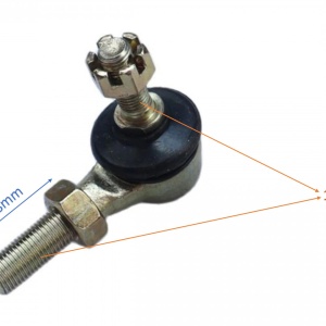 Bieleta directie cu capete de bara ATV 110cc 250cc - 240mm, M12 - Img 3