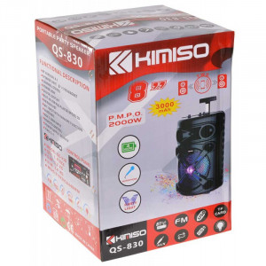 Boxa QS-830 Karaoke 2000W - Img 3