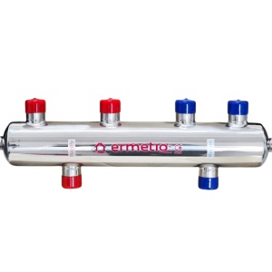 Butelie egalizare 70 KW - separator hidraulic din inox 2 circiute 1" cu izolatie