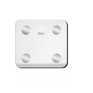 Cantar corporal Zilan ZLN9006 din sticla securizata, capacitate 3-180kg, Aplicatie OKOK, Display LED