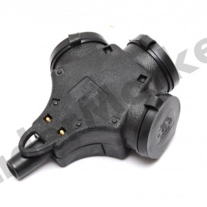 Cap prelungitor Y cauciucat cu 3 stechere Schuko - Img 3
