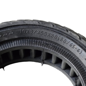 Cauciuc trotineta 10x3/255x80 (80/65-6) solid, plin - Img 2