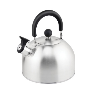 Ceainic din inox cu fluier Floria ZLN1276, Exterior polishat, Compatibil gaz, electric inductie, Capacitate 3L