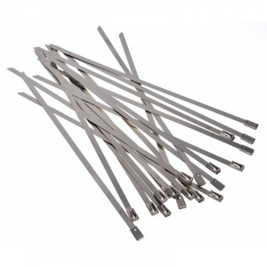 COLIER DE INOX 4,6 X 250MM, 20BUC/SET