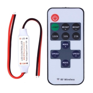 Controler Banda Led Monocolora, RF Wireless 11Taste