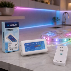 Controller LED Wireless RF 2.4G 12V-24V pentru Banda LED RGB RGBW - Img 4