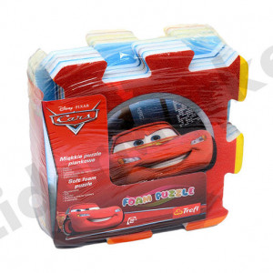 Covor din burete tip puzzle Cars