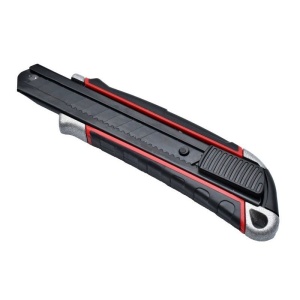 Cutter Profesional din Aluminiu cu lama 18mm Neagra - Img 4