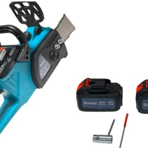 Drujba Electrica cu 2 Acumulatori 48v, Lama 16 inch/40cm, Sistem de ungere al lanțului - Img 4