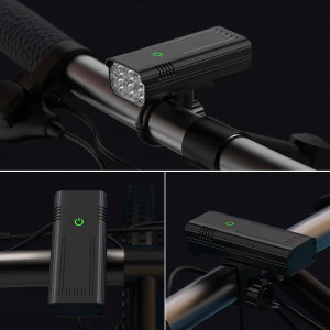 Far aliaj 6 LED, 450 lumeni, 5 moduri luminare, capacitate baterie 5200 mAh - Img 7