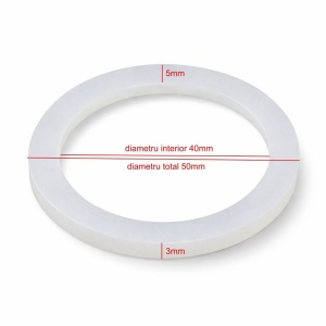 Garnitură siliconică pentru rezistență boiler electric 1¼” (Ø40 mm), etanșare flanșă - Img 4