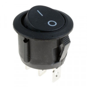 Intrerupator Buton On-Of Negru