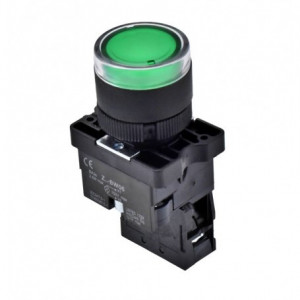 Intrerupator Buton Push Cu Cauciuc 22mm Verde No- EB2 - Img 4