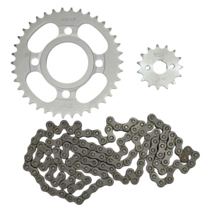 Kit lant ATV 428 - 128L si pinioane 428-38T / 428-15T D90 - Model 2