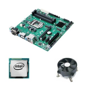 Kit Placa de Baza Asus PRIME B250M-C, Intel Quad Core i5-7400 + Cooler
