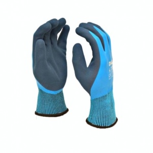 Manusi de lucru si protectie profesionale cu latex spumat - 12buc/set